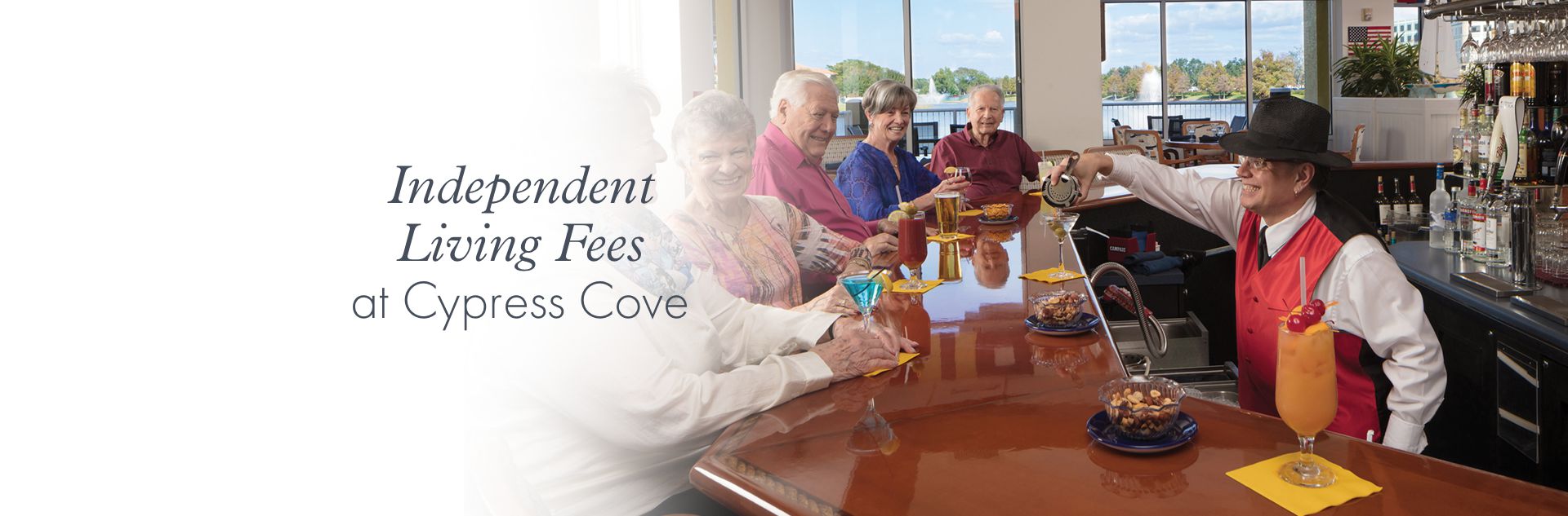Independent  Living Fees  at Cypress Cove