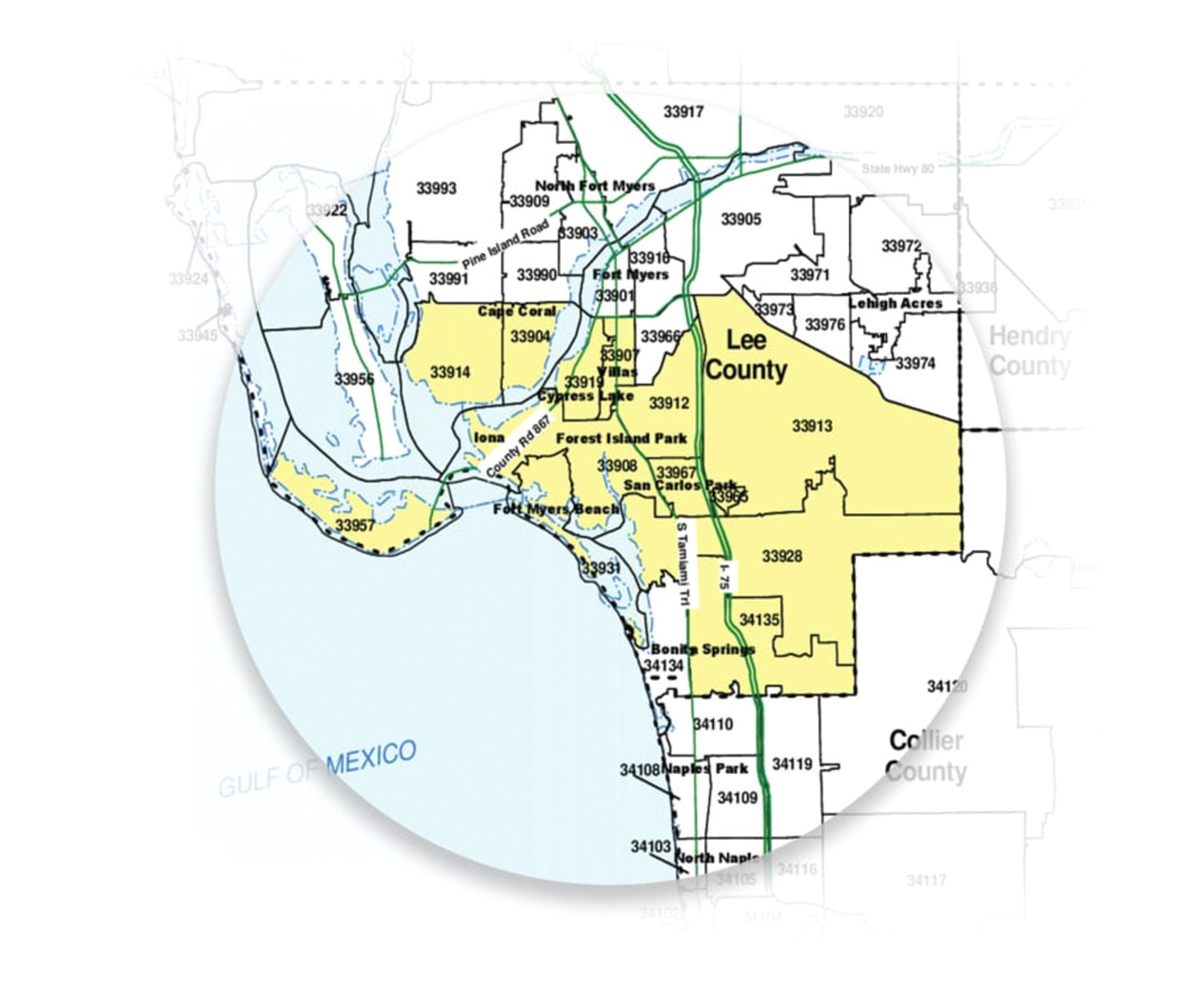 The Areas We Serve Lee County, Florida