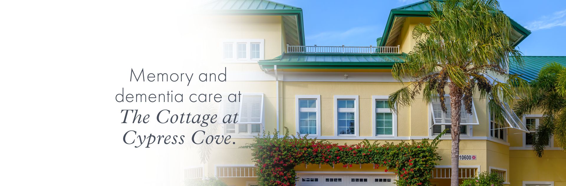 Memory and dementia care at The Cottage at Cypress Cove.