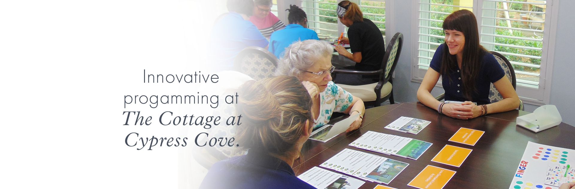 Innovative memory care programming at The Cottage at Cypress Cove.