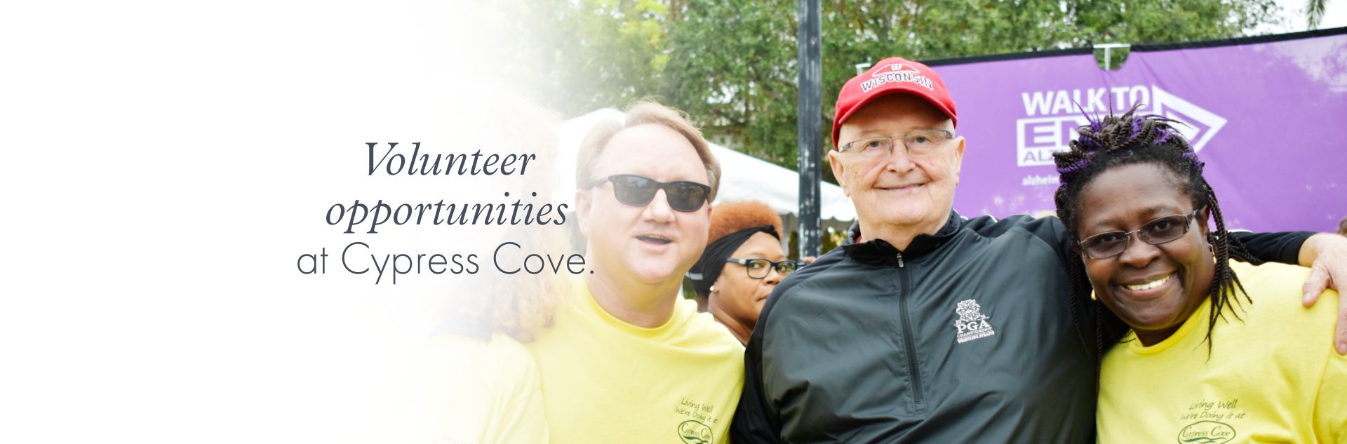 Volunteer opportunities at Cypress Cove.