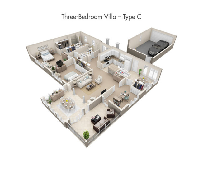 Three Bedroom Villa - Type C