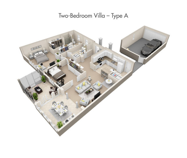 Two Bedroom Villa - Type A
