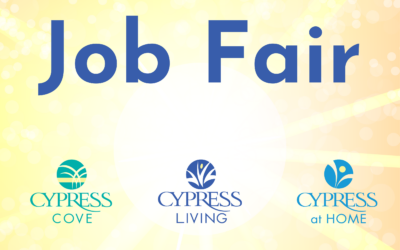 Cypress Cove & Cypress at Home Drop-In Job Fair