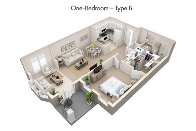 One-Bed-Room-Type-B