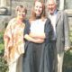 Cypress Cove residents Schmitts with grandaughter at graduation from the University of St. Andrews in Scotland