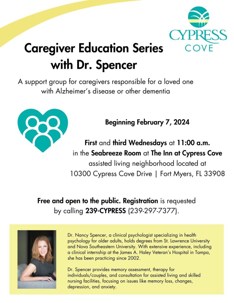 Caregiver Ed Series Dr. Spencer
